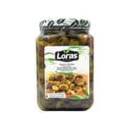 زیتون سبز کبابی بدون هسته لوراس