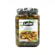 زیتون سبز کبابی بدون هسته لوراس